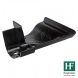 Cast Iron Ogee Gutter External Angle - 90 Degree x 115mm Black