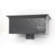Cast Iron Rectangular Hopper Head Outlet - 457mm for 65mm Downpipe Black