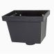 Cast Iron Rectangular Standard Hopper Head Plain Outlet - 255mm for 65mm Downpipe Black