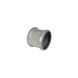 FloPlast Industrial/ Xtraflo Downpipe Double Socket Coupling - 110mm Grey