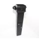 Cast Iron Square Downpipe Eared Access Pipe - 100mm Black