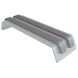 Aluminium Coping Union for 141-200mm Wall - 260mm  Painted