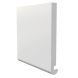 225mm White Bullnose Fascia Board - 18mm x 5mtr - Pack of 2