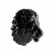 Aluminium Gutter Motif Lions Head Large - Black