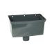 FloPlast Downpipe Universal Round/ Square Hopper - Anthracite Grey