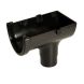 FloPlast Cast Iron Effect Deepflow/ Hi-Cap Gutter Stopend Outlet - 115mm x 75mm