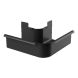 Galeco Square Steel Gutter External Corner - 125mm Graphite