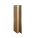 Composite Slatted Cladding External Corner - 56mm x 49.5mm x 3.6mtr Teak
