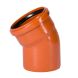 Drainage Bend Single Socket - 30 Degree x 110mm