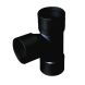 FloPlast Solvent Weld Waste Tee - 32mm Black