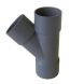 FloPlast Solvent Weld Waste Branch - 135 Degree x 40mm Grey