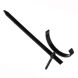 Cast Iron Half Round Gutter Rise & Fall Bracket - 100mm Galvanised Black Painted