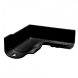 Cast Iron Ogee Gutter Internal Angle - 90 Degree x 115mm Black