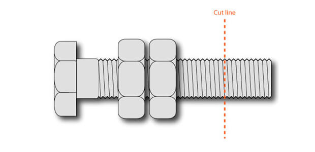 Cutting a Bolt Down the Correct Way