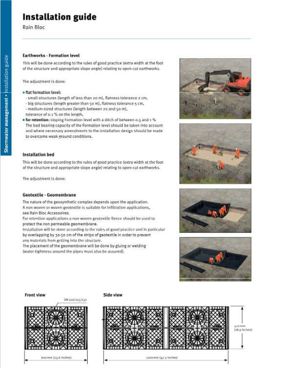 Installation of Your Rain Bloc Soakaway Crates How To Install