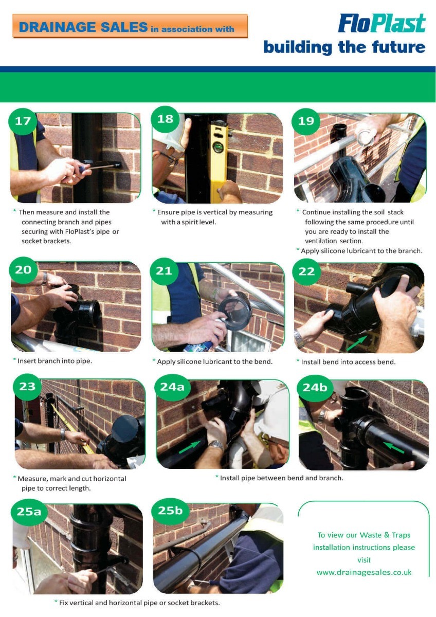 Soil Stack Installation Installing A New PVC Soil Stack