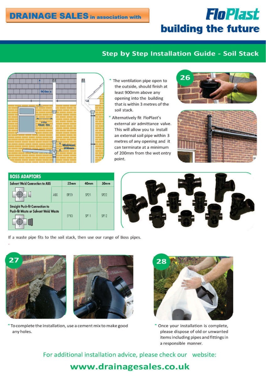Soil Stack Installation | Installing A New PVC Soil Stack