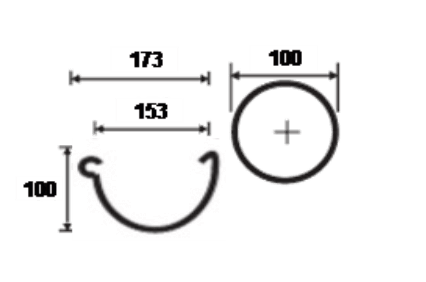 150mm Steel Gutter Dimensions